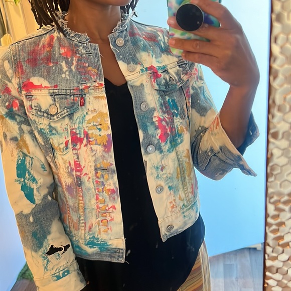 Levi’s 57511 Jean Jacket Custom Painted - Picture 10 of 10